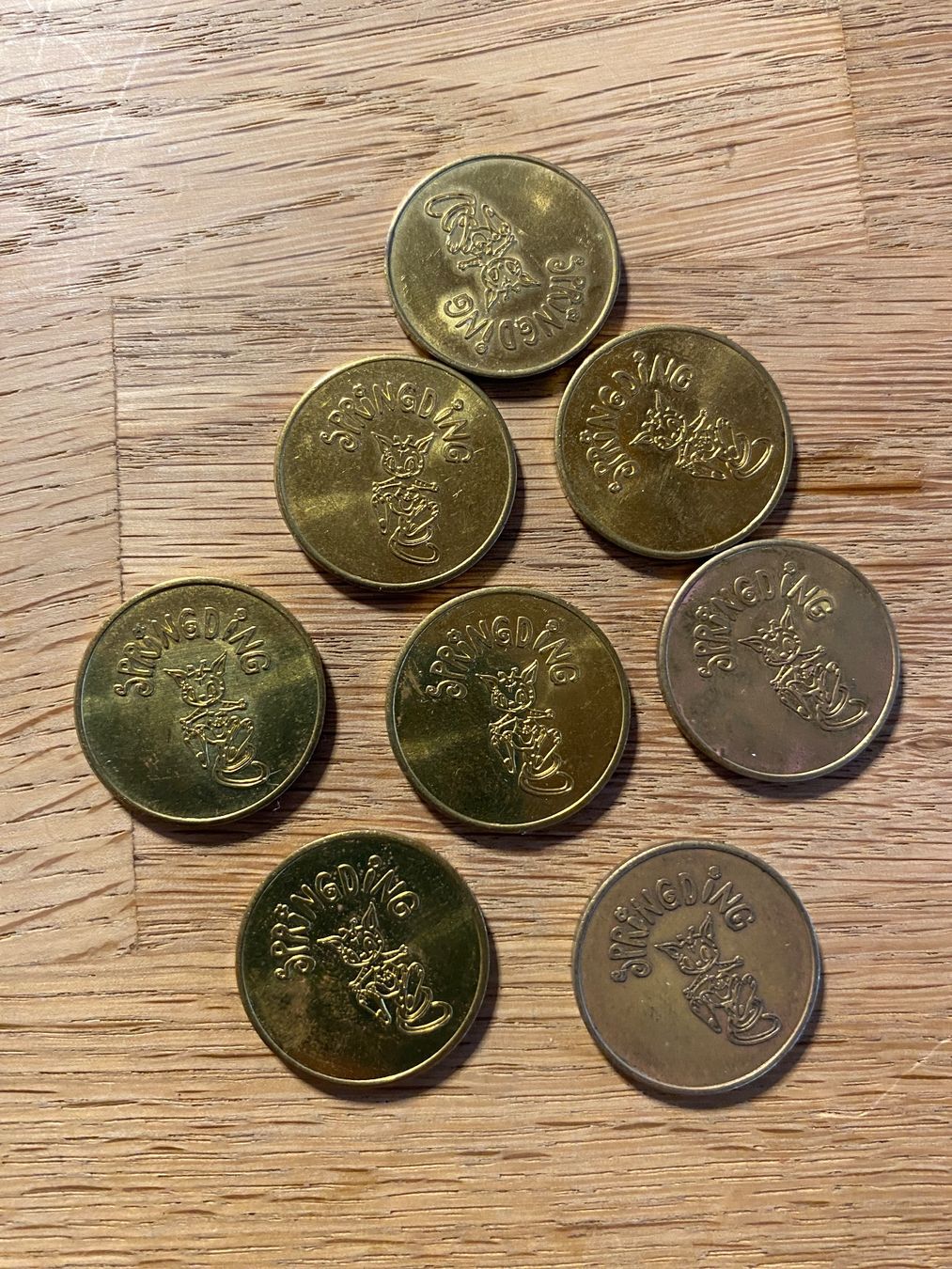 Médailles: 8 Springding Jetons – D'occasion à Vilters par Zwaergli13