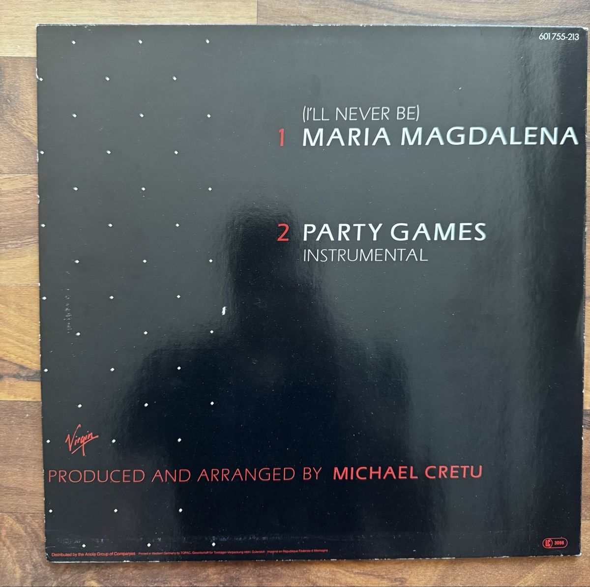 Schallplatten: Sandra - Maria Magdalena  - 12" Maxi - 80s – Gebraucht aus Rorbas von BlackstarRecords 1