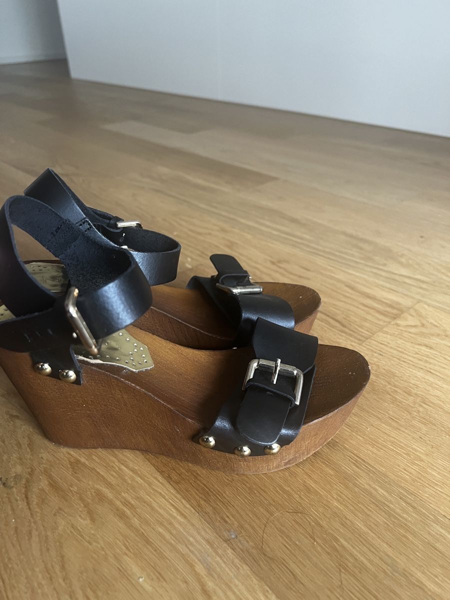 Damenschuhe: Plateau Ledersandalen MAX shoes – Gebraucht aus Ebikon von her_82yr 3