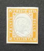 Sardinien 1862, Victor Emmanuel II, 80c ungestempelt
