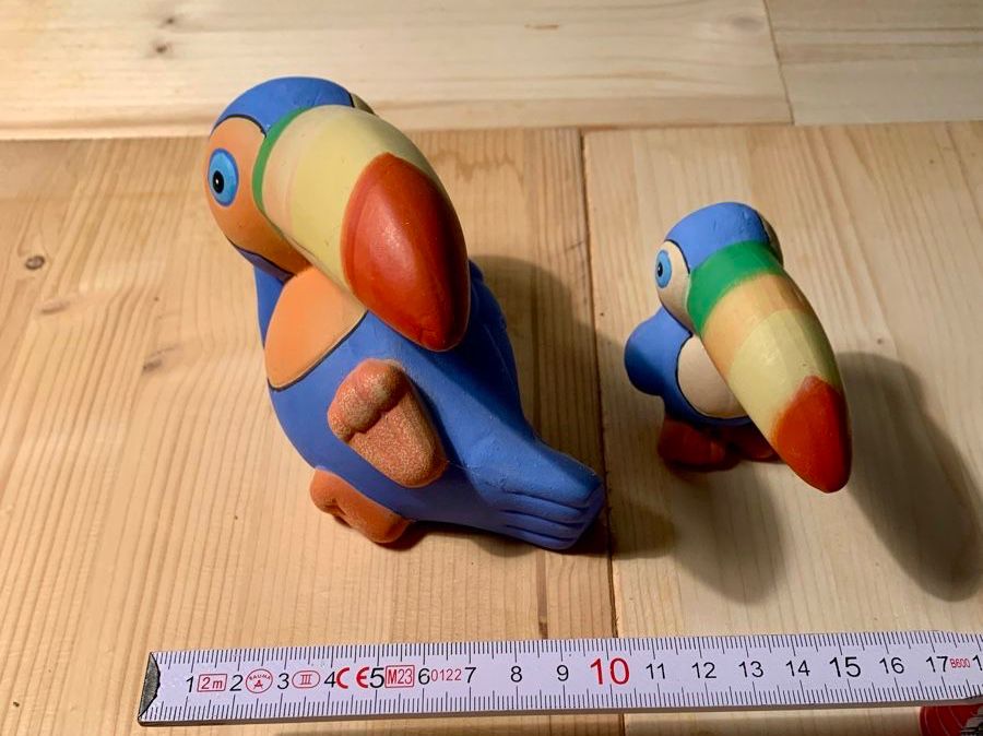 Tutte le decorazioni: 2x Deko-Tukane aus Keramik, Ki61 – Usato da Erlenbach ZH venduto da Ritschly