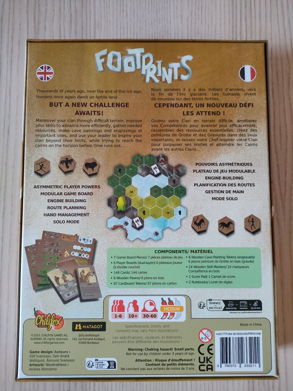 Giochi: Footprints - Brettspiel – Usato da Chiasso venduto da odlos 1