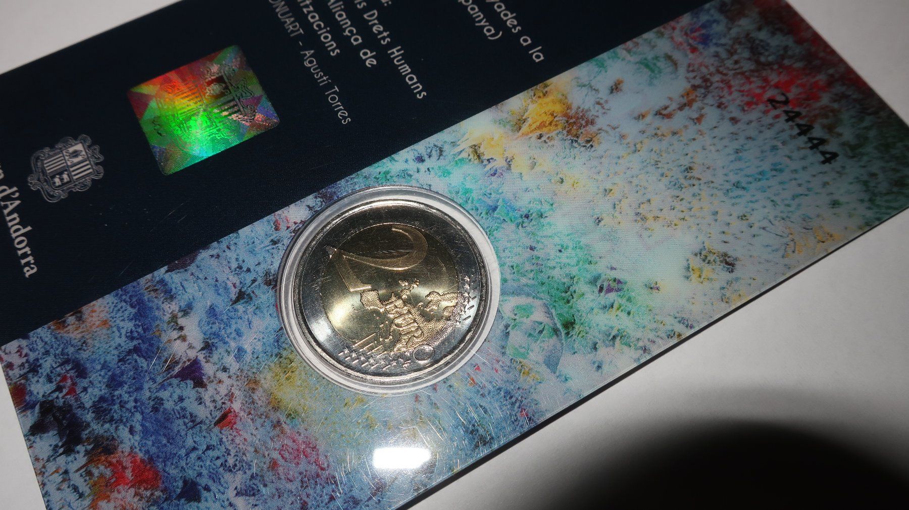 Alle Münzen: Andorra 2 Euros 2018  70 Anys – Gebraucht aus Cormoret von Pascalll2001 8