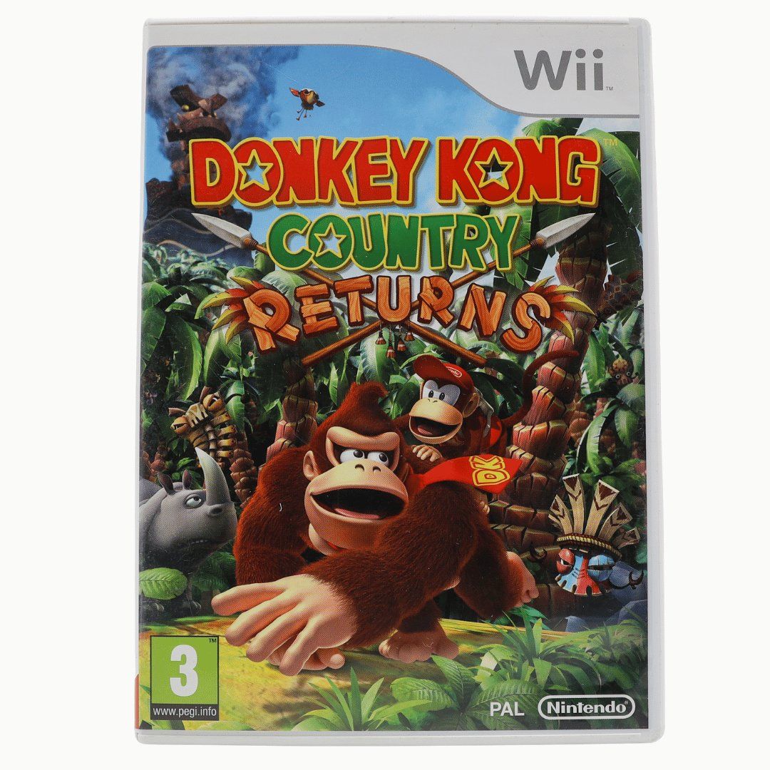 Nintendo Spiele: Donkey Kong Country Returns  - WII – Gebraucht aus Paudex von dindeboy