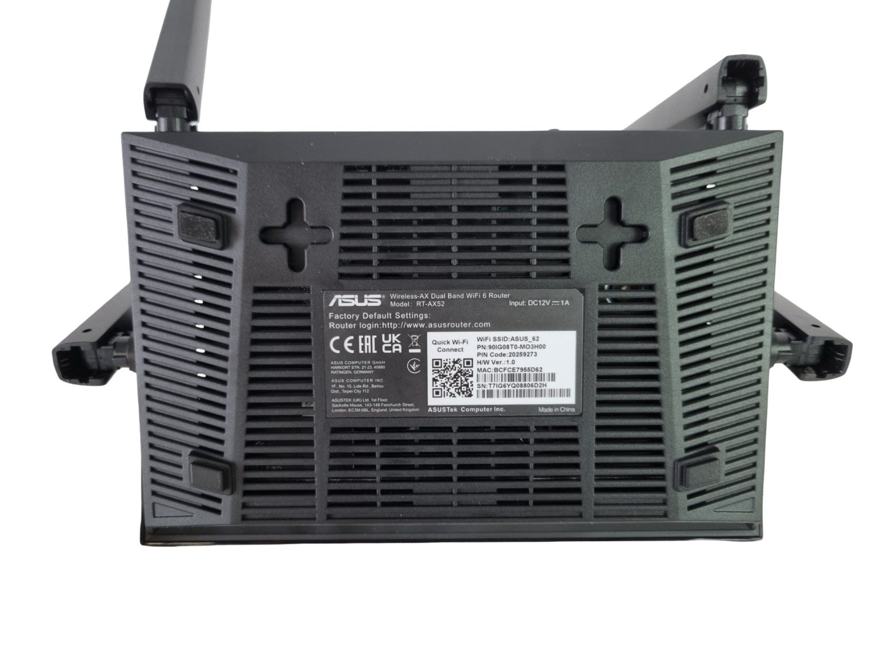 Asus Modems & Router: ASUS RT-AX52 WiFi 6 Extendable Router – Neu (gemäss Beschreibung) aus Wangen b. Olten von Restwert_Wangen 3