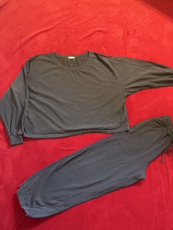 American Vintage Pullover & Hose Set - Grösse M - Grau 56
