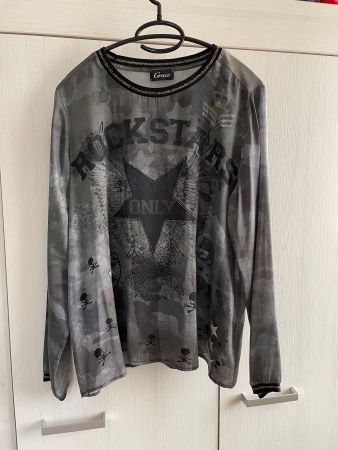 Grace 96% Seide T-Shirt/Bluse - Gr. M