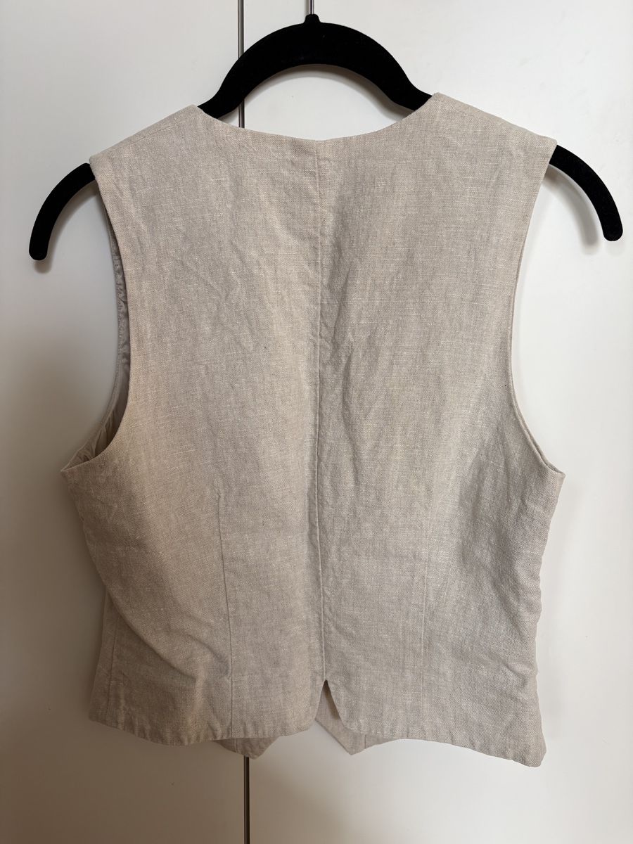 Other Stories Gilet & Giacche senza maniche: Linen Blend Vest – Usato da Zürich venduto da chj_57pl 1