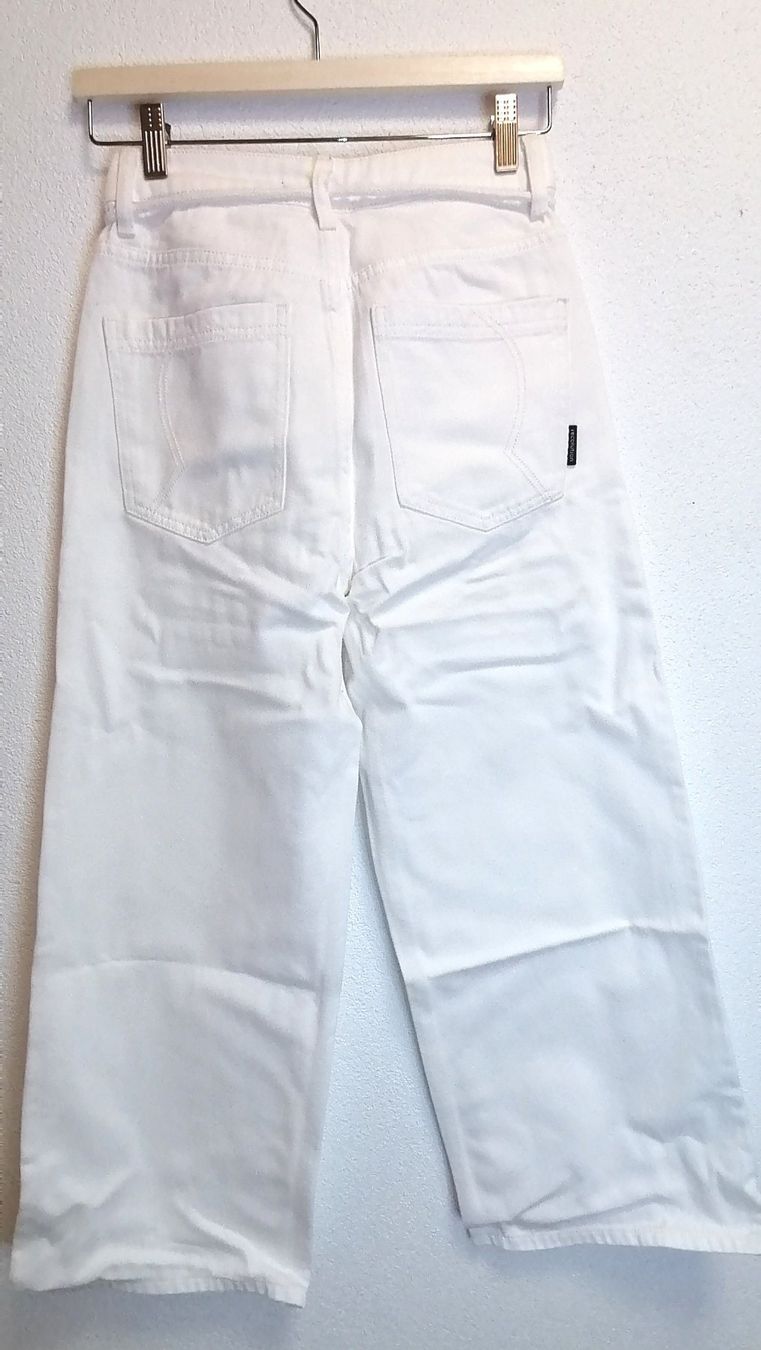 Pantaloni: Hose weiss ''Erica'' fairtrade recolution XS – Nuovo e nell'imballaggio originale da Rheinfelden venduto da womanskirtSecondhand 1