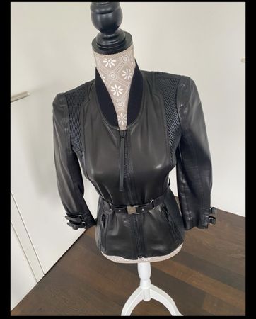 Lederjacke Gucci schwarz XS sehr guter Zustand