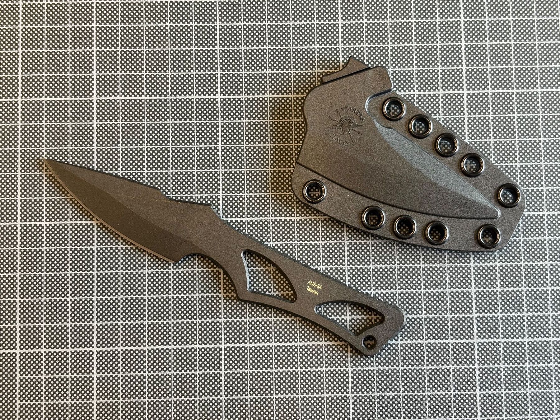 Coltellini militari: SPARTAN BLADES ENYO FIXED BLADE BLACK FIELD GRADE SBBL2BK – Usato da Flums venduto da alpine.fieldnotes 1