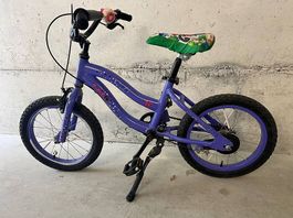 Kinderfahrrad Grösse 16 Zoll (violet)