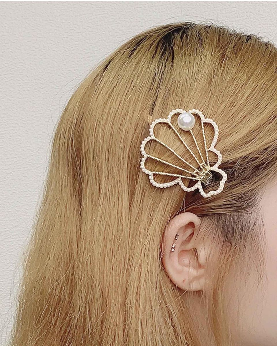 Accessori per capelli: Boho Muschel Haarspange – Nuovo e nell'imballaggio originale da Zürich venduto da ReStyle. 1