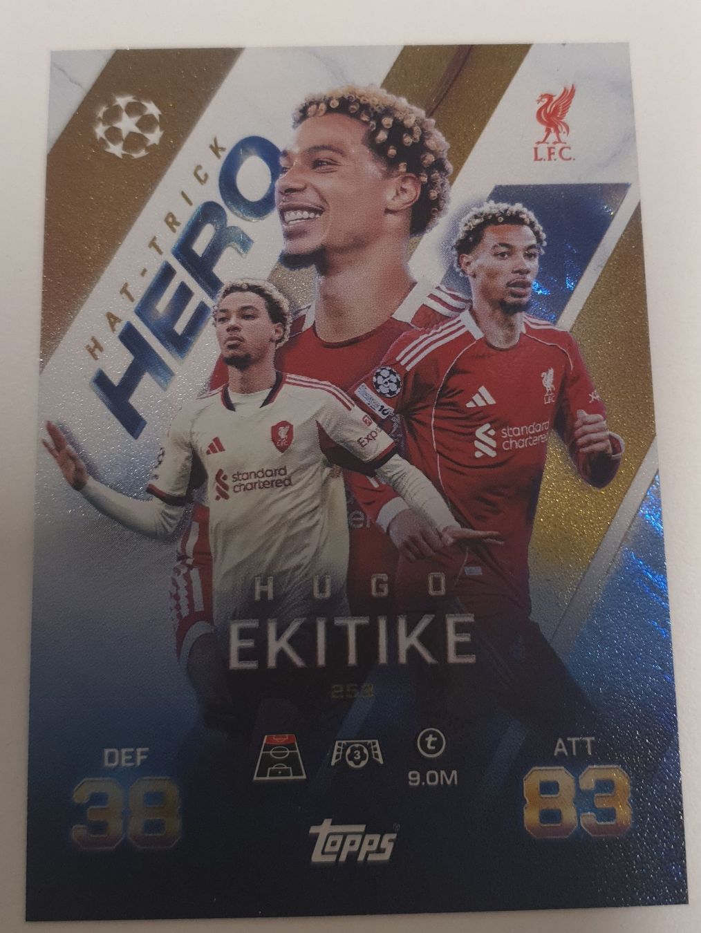 Topps Sammelbilder & Trading cards: Carte de collection Hugo Ekitike - Nat-Trick Hero! – Gebraucht aus Vevey von ros2