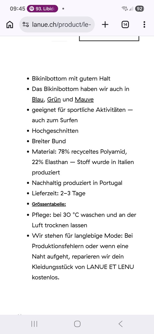 Costumi da bagno & Bikini: Bikini von LANUE ET LENAU Neu – Nuovo (secondo la descrizione) da Leuk-Stadt venduto da See_Lin 6