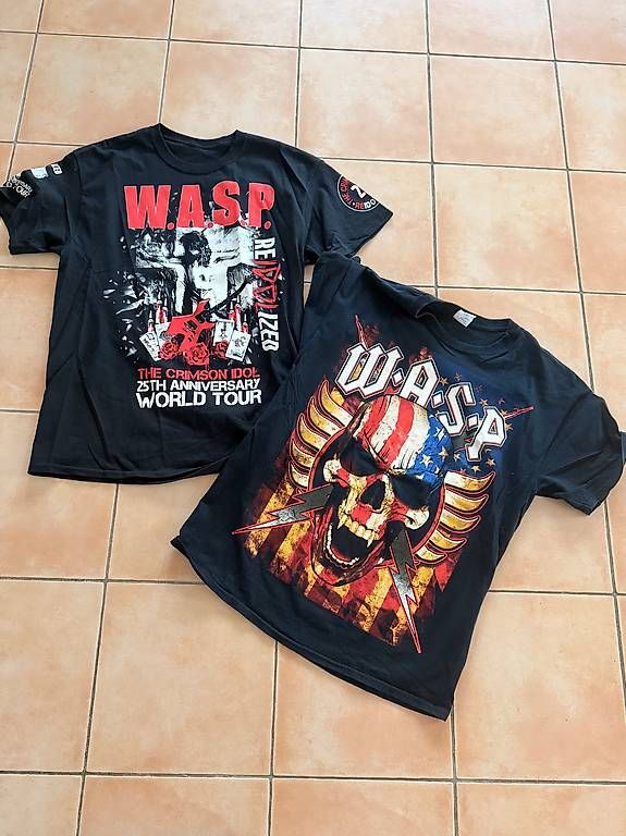 Lotti di vestiti: W.A.S.P Tour Shirts Bundle L – Usato da Buchberg venduto da Salmonfly666