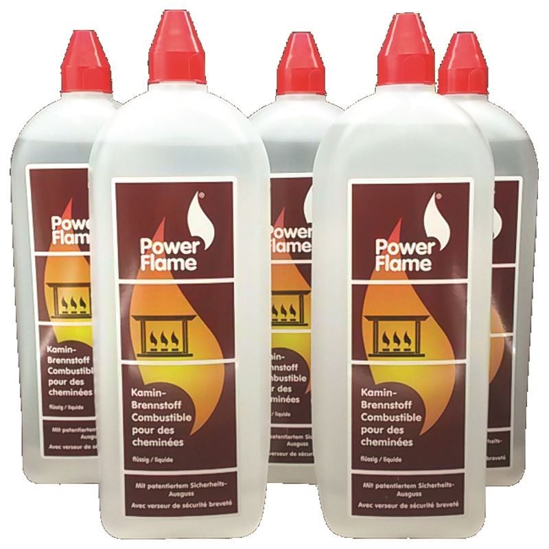 Camini: Kaminbrennstoff Bioethanol 5 x 1 Liter – Nuovo e nell'imballaggio originale da Wettingen venduto da Swala