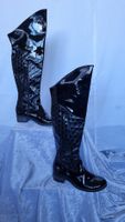 Damenstiefel-Lackierte