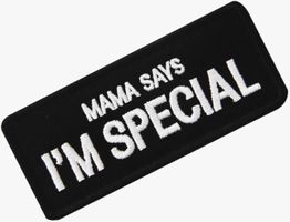🌟 Bestickter Patch: "MAMA SAYS I'M SPECIAL" inkl. Klett!💫