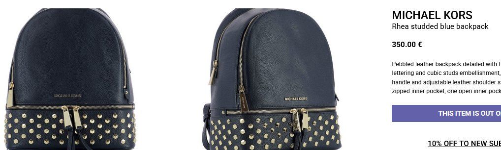 Michael Kors Rucksäcke: Michael Kors Rucksack / Sac à dos – Gebraucht aus Collonges von arashee 1