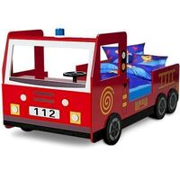 Deuba 990747 Feuerwehrbett 90x200 rot