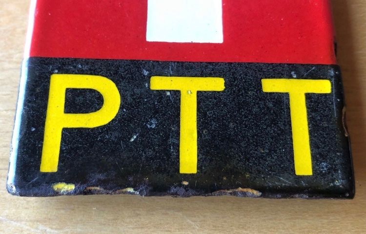 Schilder: PTT / Post / Emailschild Briefkasten – Gebraucht aus Thonex von Greenever69 6