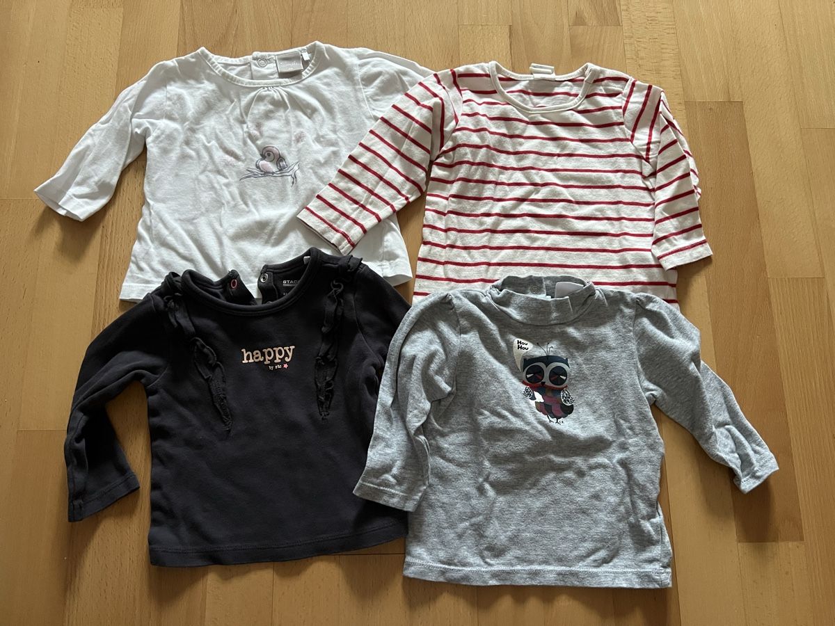 Lotti & Set di vestiti: 12 x Langarmshirt Grösse 68 – Usato da Ebikon venduto da KarinM02 2