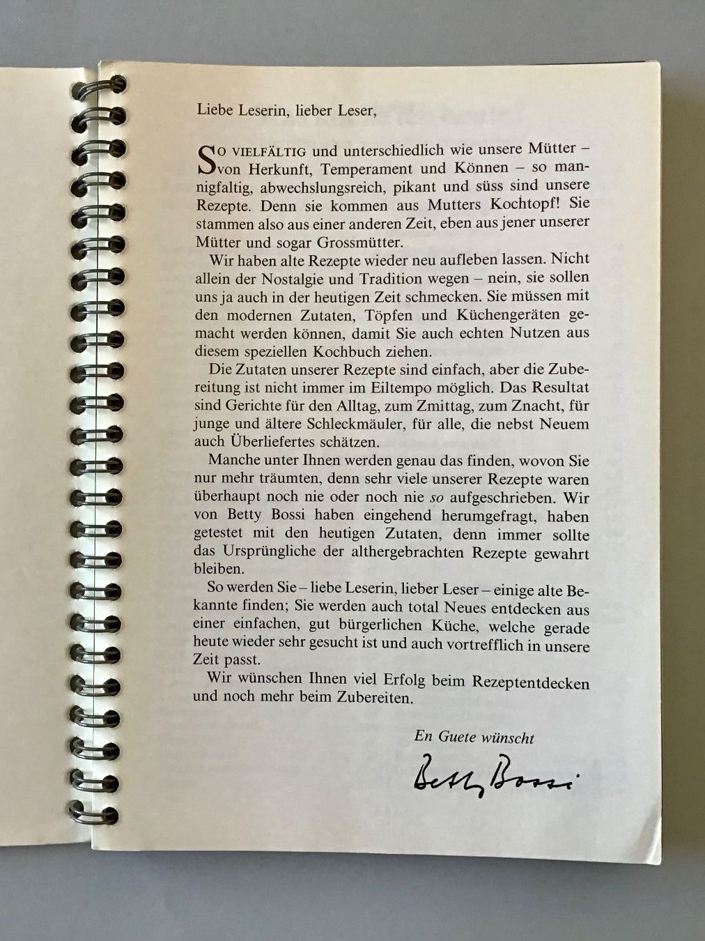 Bücher: Betty Bossi: aus Mutters Kochtopf – Gebraucht aus Bubendorf von Alpenheidi 1