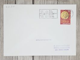 CL09 Enveloppe + Timbre Suisse 1984