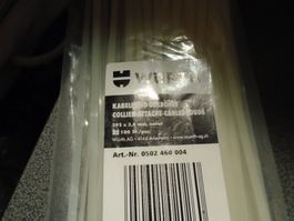 Kabelbinder/Kabelband geköpft, 292x3,6 mm