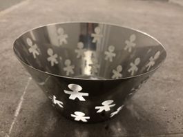 Alessi Dekoschale mit Figurenmuster