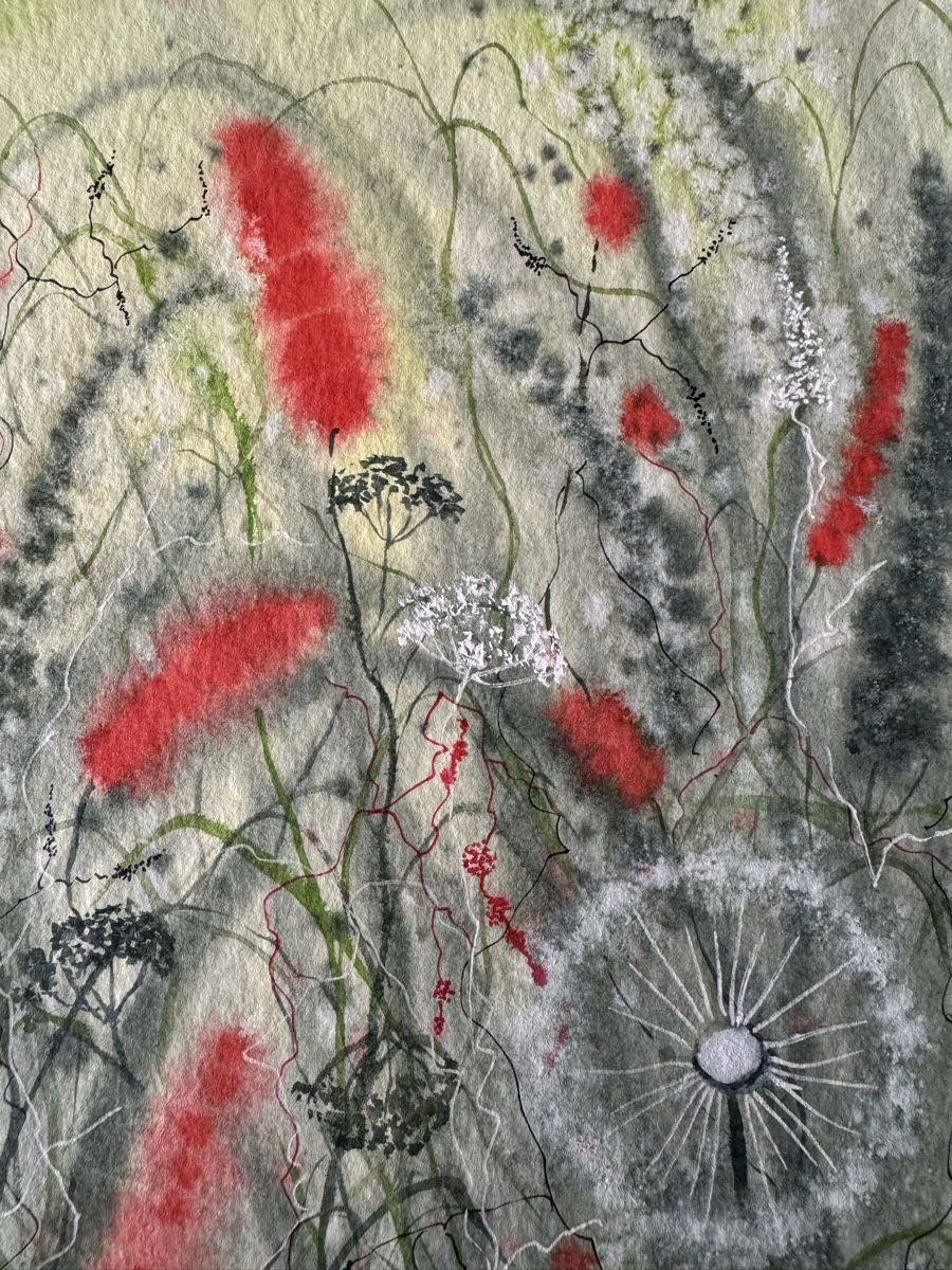 Gemälde: Aquarell Unikat , handgemalt – Gebraucht aus Lanzenhäusern von Galaa 1