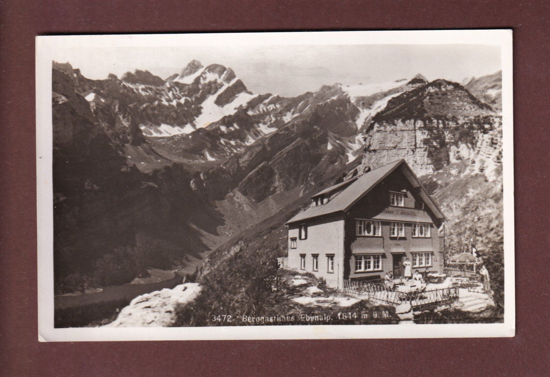 Cartoline postali: Berggasthaus EBENALP - 1940 – Usato da Pully venduto da nicecards-shop