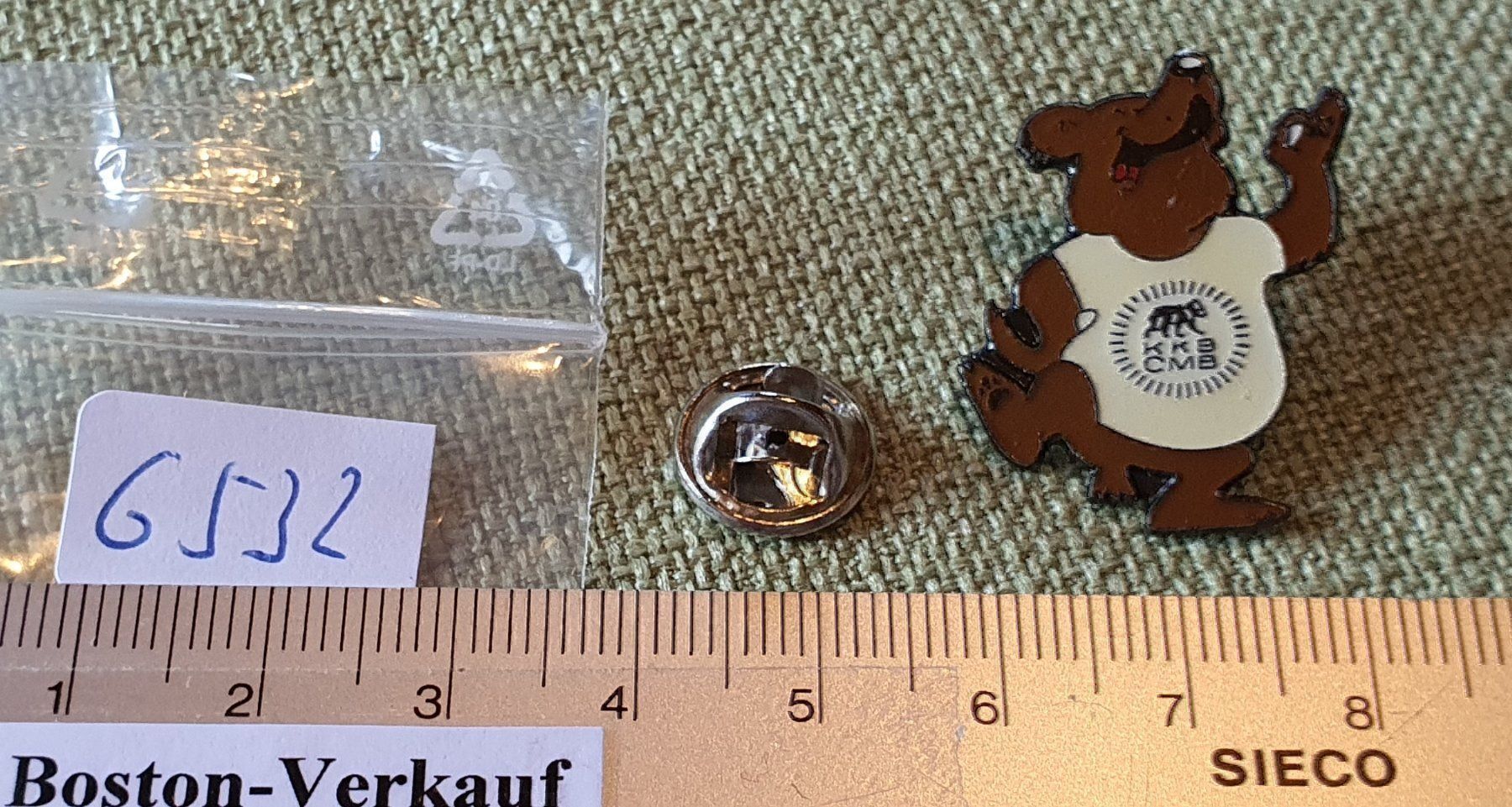 Placchette & Badge: G532 - Pin  Bär  KKB  CMB – Usato da Reinach BL venduto da Boston-Verkauf 1