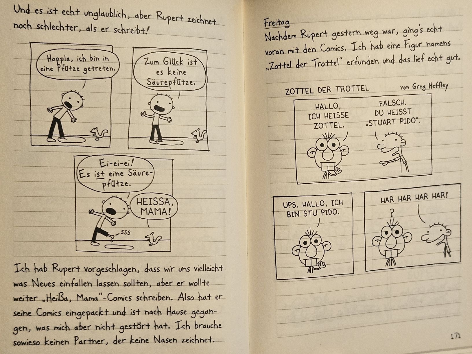 Bücher: Gregs Tagebuch - Von Idioten umzingelt! / #WT18 – Gebraucht aus Oberdorf BL von BaldenEagle 2