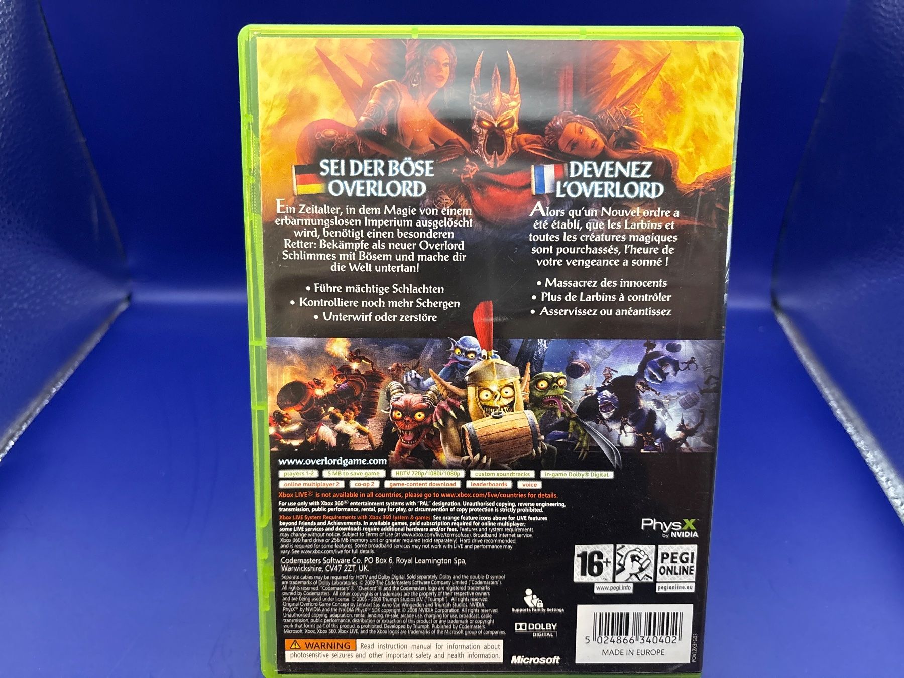 Microsoft Jeux: OVERLORD 2 - Microsoft XBOX 360 – D'occasion à Zürich par hiddentreasures_zh 1