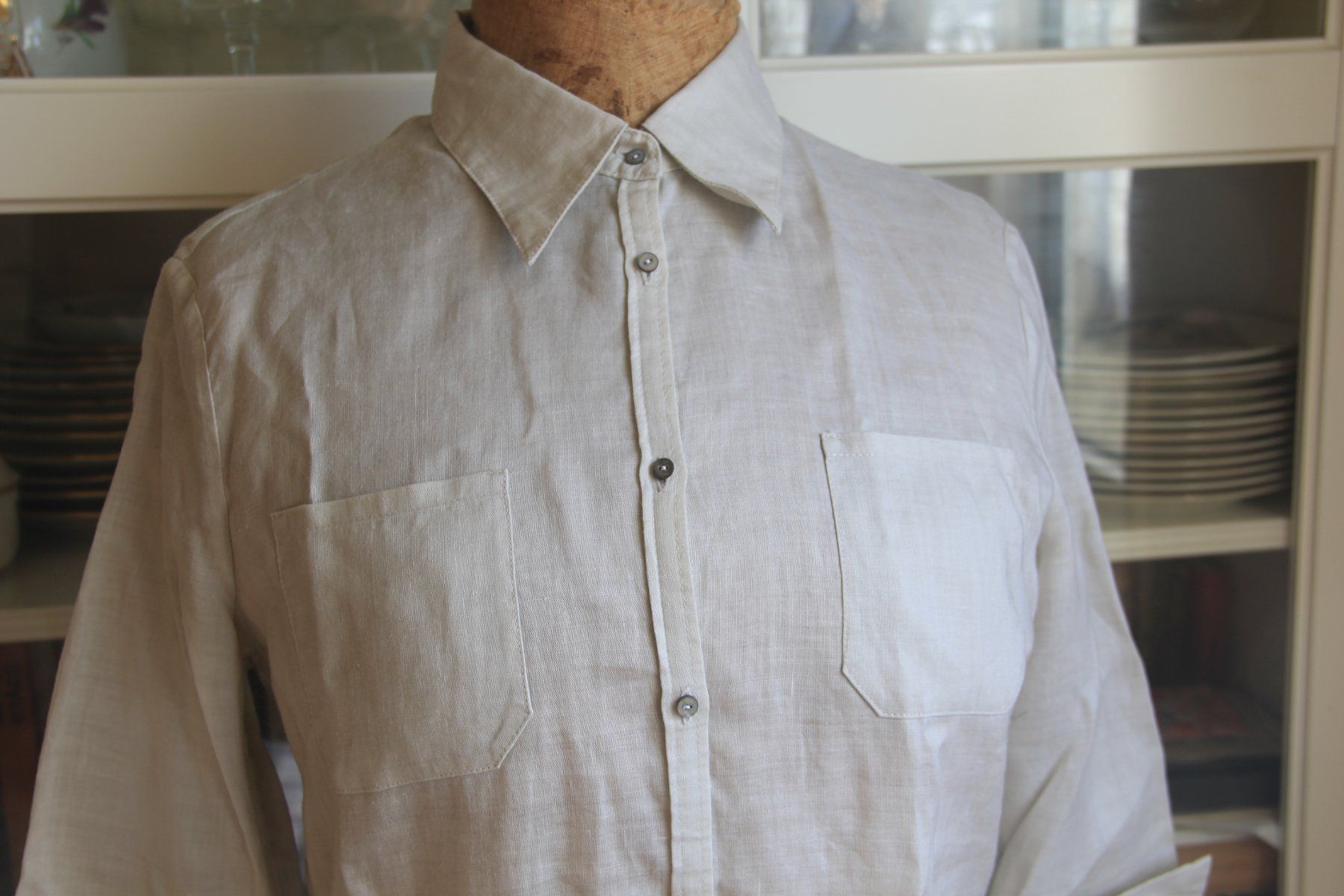 Tuniche: Vintage Tunike 100% Leinen – Usato da Basel venduto da pak11 2