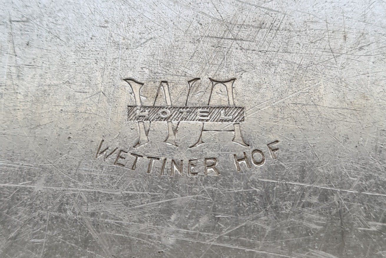 Piatti: 5 Stk. Versilberte Platzteller - "Wettiner Hof" – Usato da Brüttisellen venduto da Sealauncher2814 3