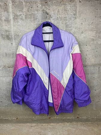 Ensemble survêtement vintage BARCELONA violet rose 38/40
