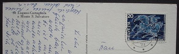 Cartoline postali: LUGANO CASTAGNOLA – Usato da Jona venduto da philajona 1