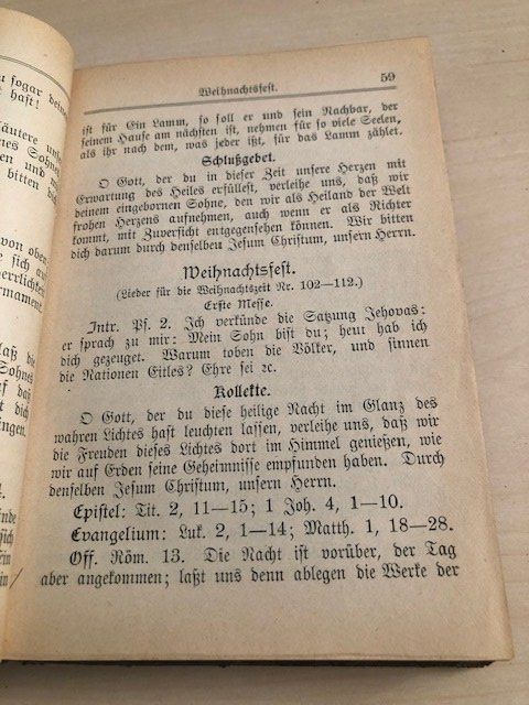 Livres: Antikes Gebet- + Gesangbuch in altdeutscher Schrift – D'occasion à Gossau/ZH par amazonas66 3