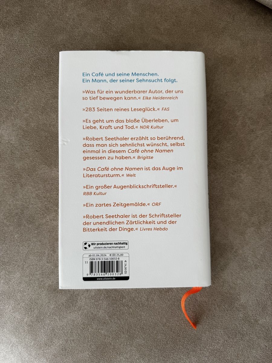 Bücher: Robert Seethaler - Das Café ohne Namen  – Neu (gemäss Beschreibung) aus Effretikon von elt567 1