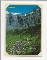 AK 1998 Leukerbad mit Torrenthornbahn und Gemmipass