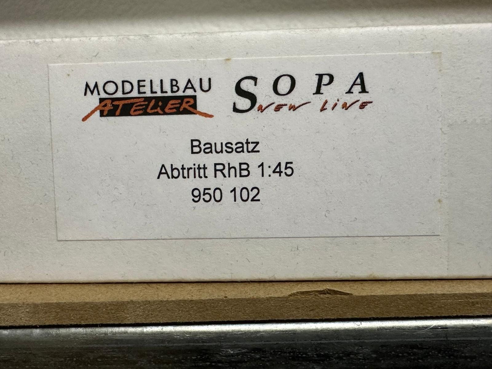 Bemo Modellini di ferrovie: Sopa Abritt RhB Spur 0m – Nuovo (secondo la descrizione) da Dagmersellen venduto da FBM-Bacheli