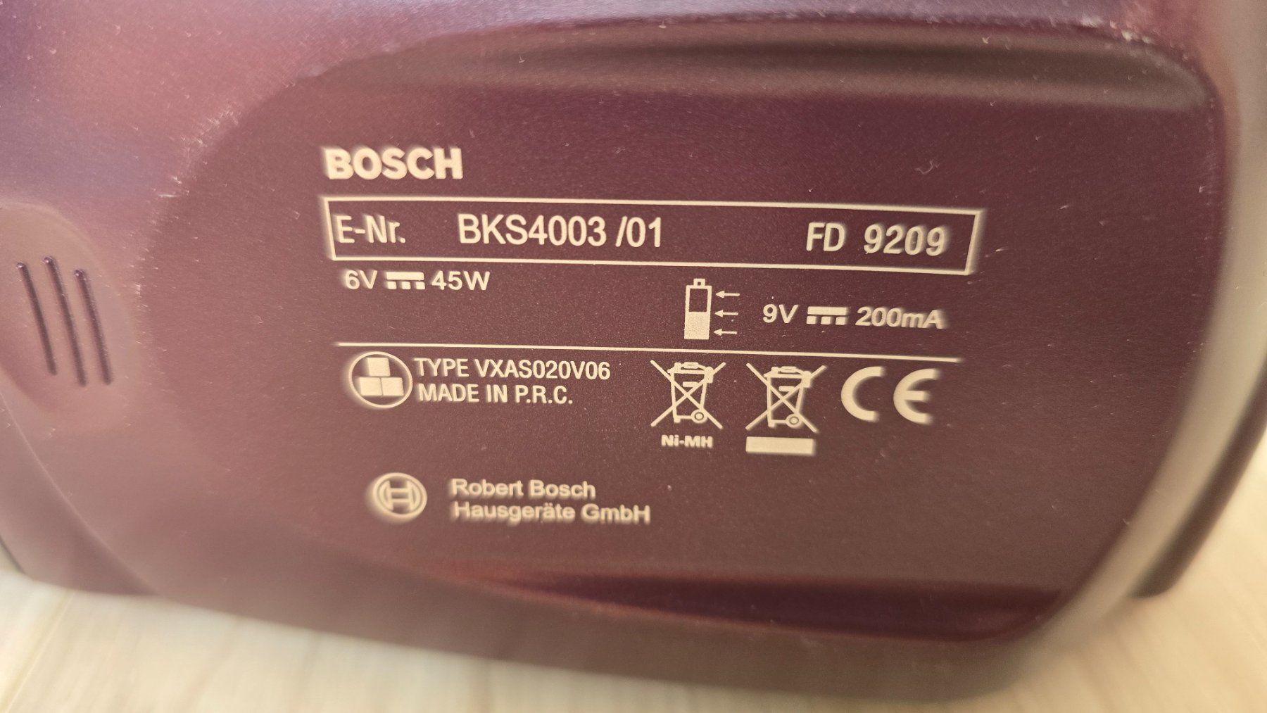 Bosch Staubsauger & Zubehör: Handstaubsauger Bosch 45W – Gebraucht aus Buchs ZH von Reto_981 1