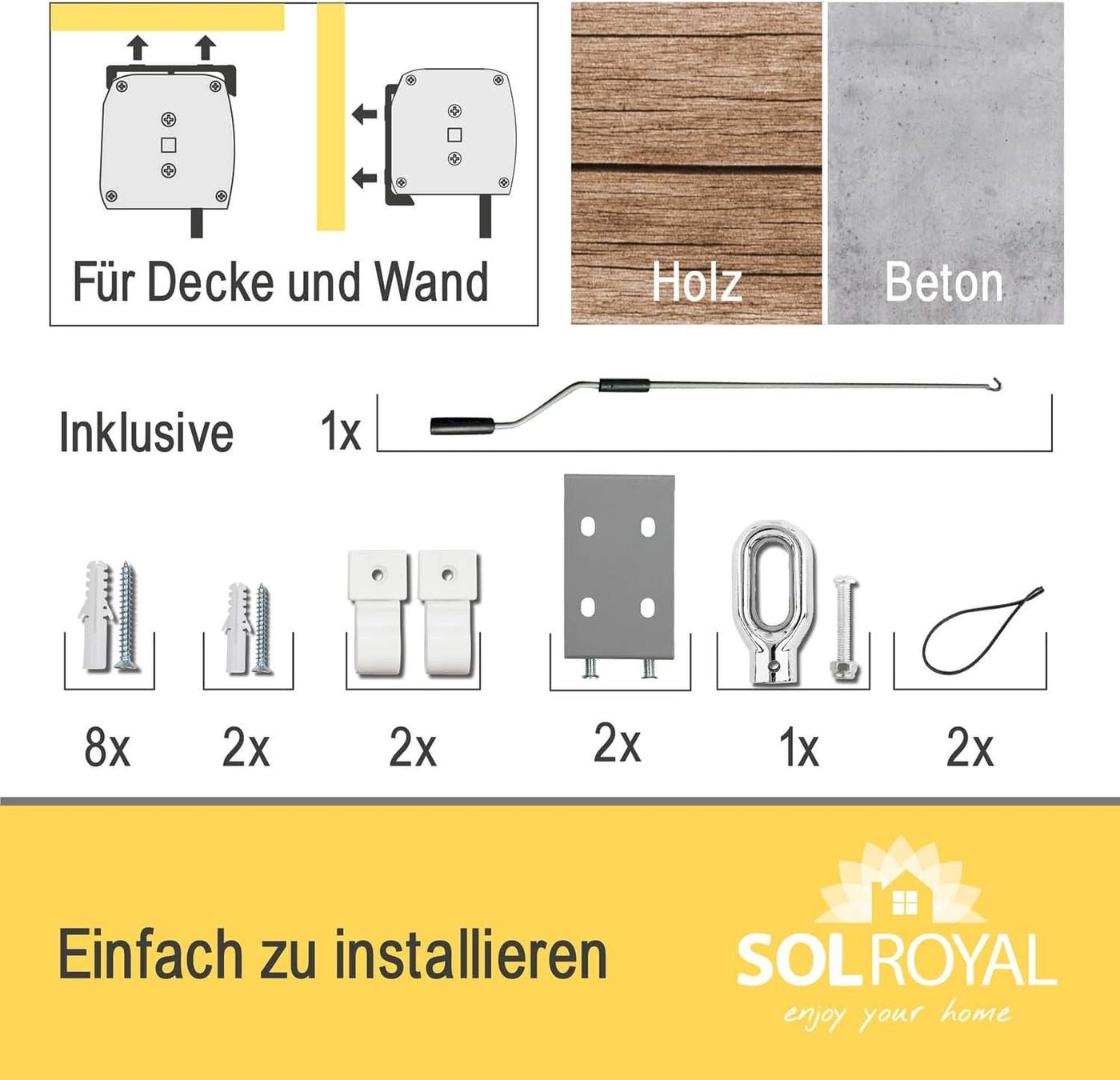 Paraventi: Aussen-Senkrechtmarkise 180x250cm – Nuovo e nell'imballaggio originale da Bottighofen venduto da zaap 6