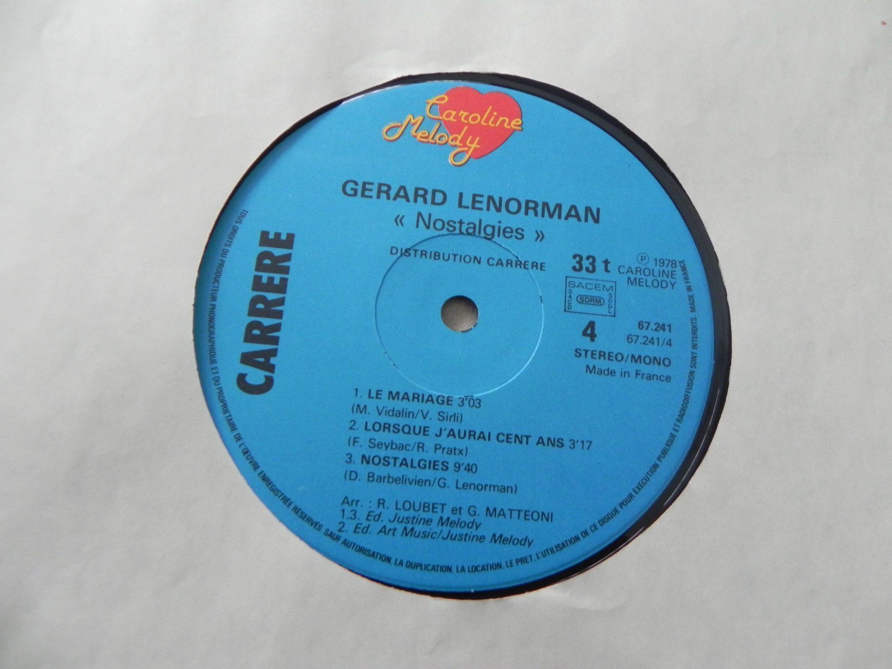 Dischi in vinile: Doppel LP Chanson Gérard Lenormann – Usato da Siebnen venduto da krimsie 8