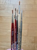 Künstlerpinsel Set da Vinci und Escoda 5 Stück gebraucht