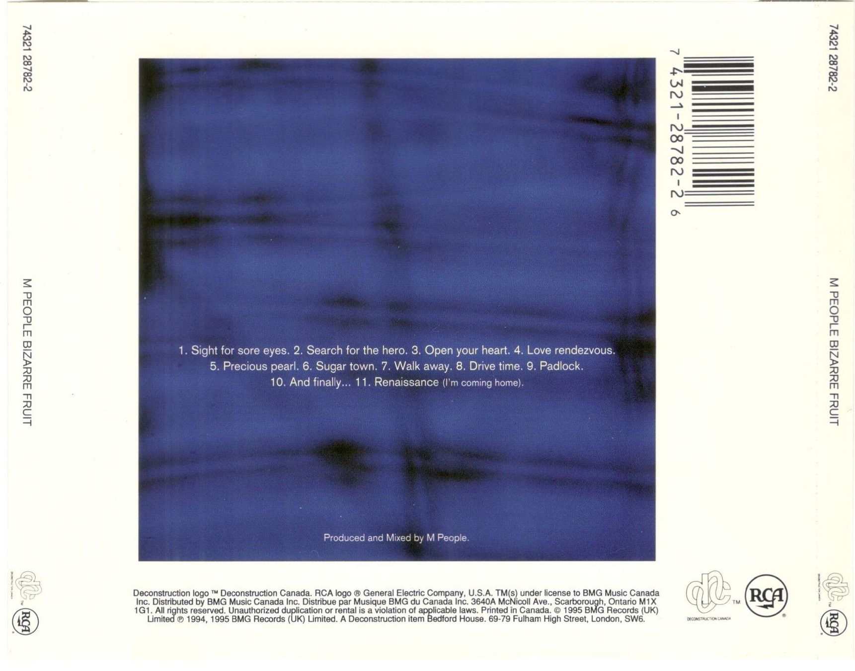 CD: M People CD Bizarre Fruit – Usato da St. Margarethen TG venduto da Smiley-Face 1