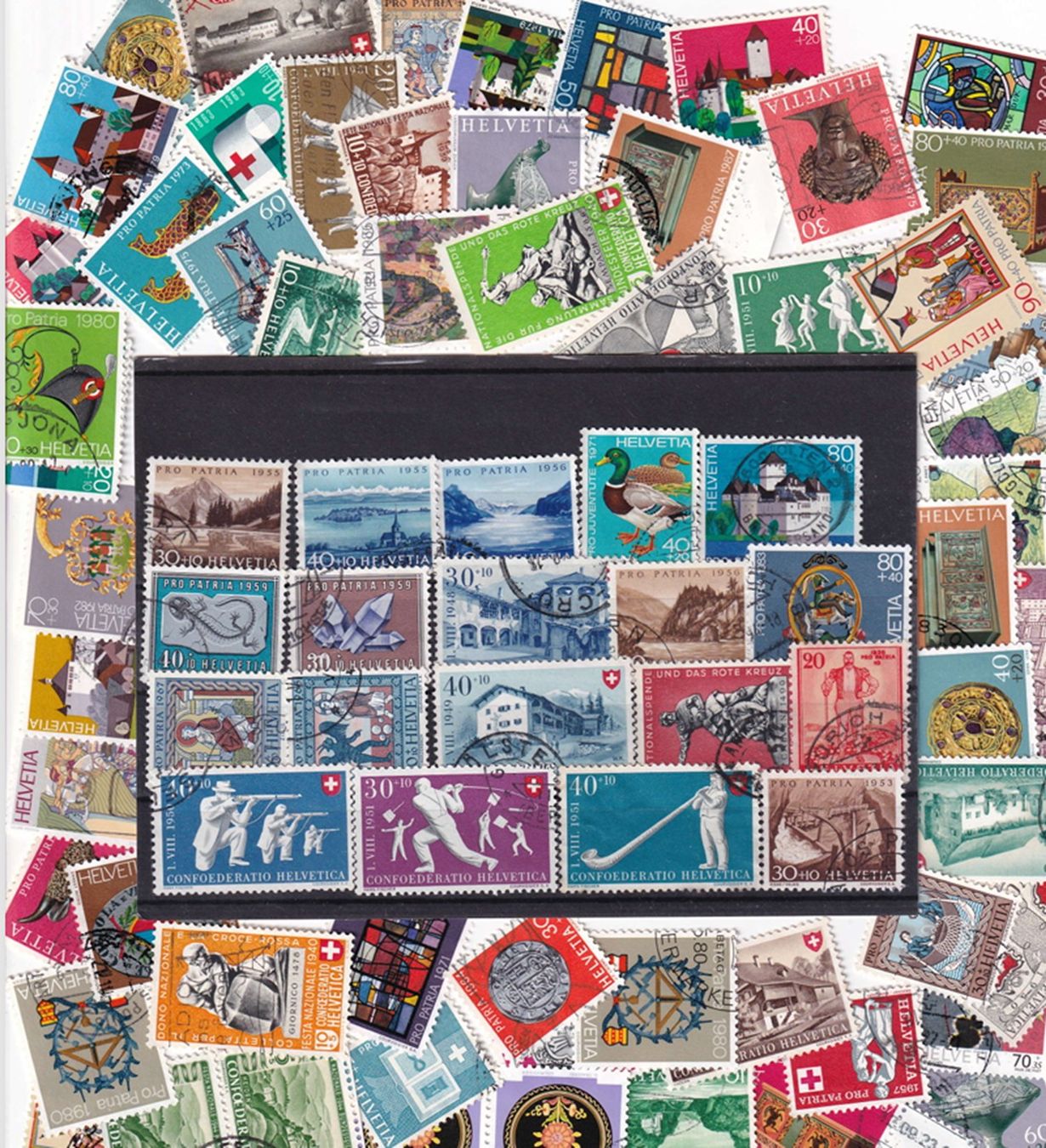 Alle Briefmarken: beau lot Pro Patria oblitéré – Gebraucht aus Grandson von Rogneux
